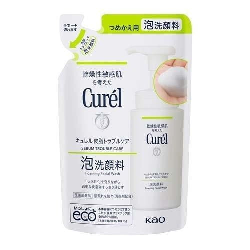KAO Curel Sebum Trouble Care Foaming Facial Cleanser Refill