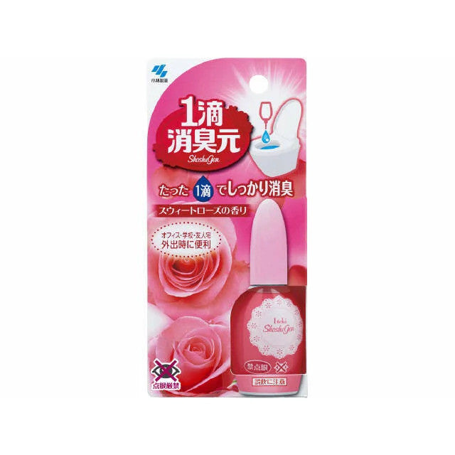 Kobayashi Pharmaceutical 1 Drop Toilet Deodorizer Sweet Rose