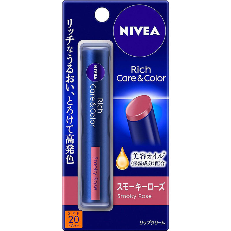 KAO Nivea Rich Care & Color Lip Smoky Rose