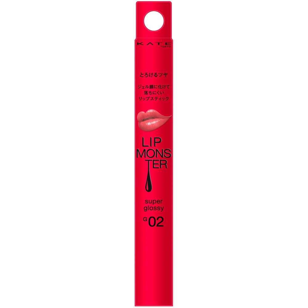 KATE Lip Monster Shine & Gloss Lipstick G02 Pink Moon