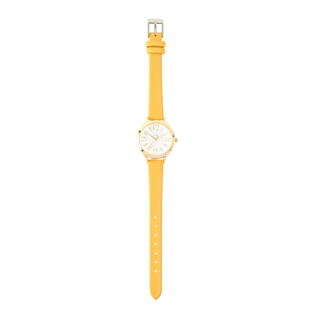 FIELDWORK Letre Simple Watch Yellow