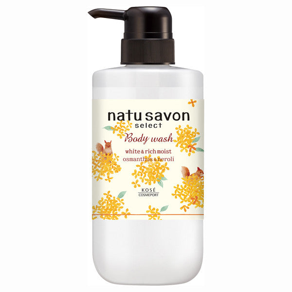 KOSE softymo natusavon select White Body Wash Rich Moist Osmanthus Scent