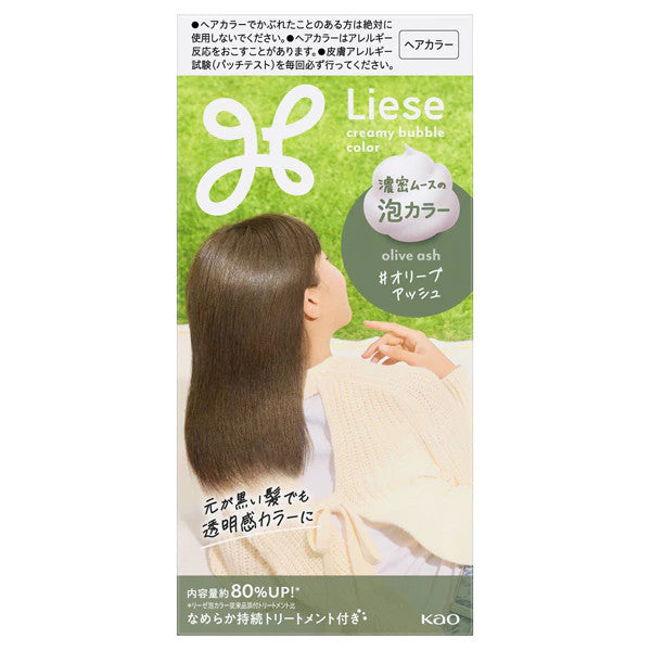 KAO Liese Foam Hair Color Olive Ash
