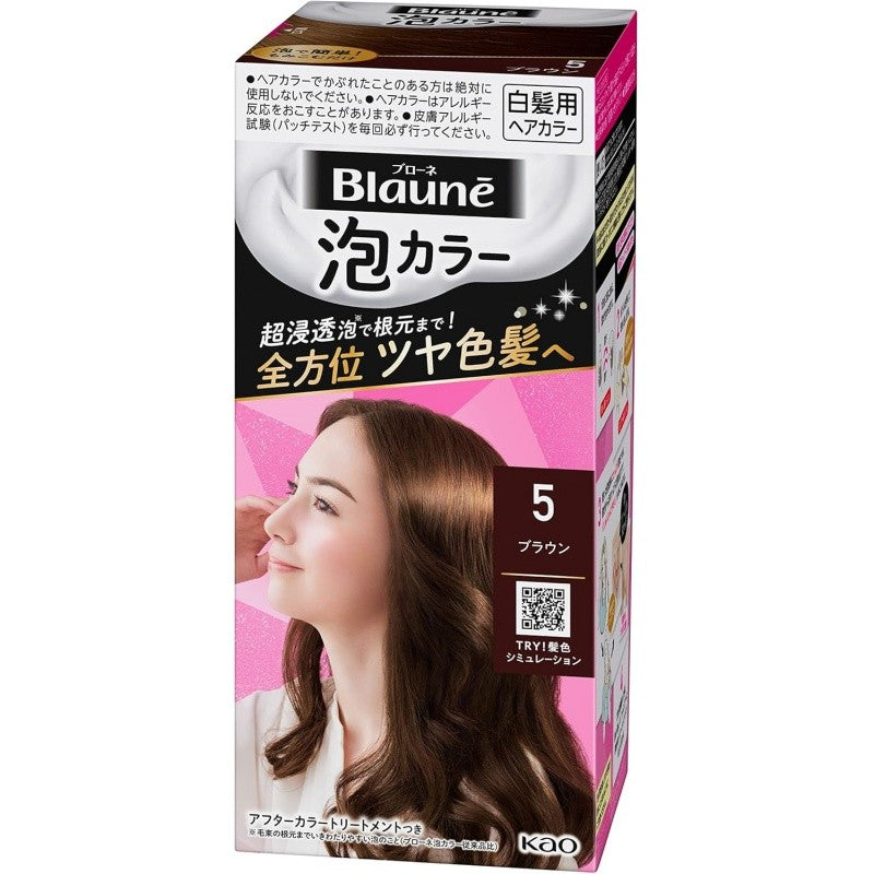KAO Blaune Foam Hair Color 5 Brown