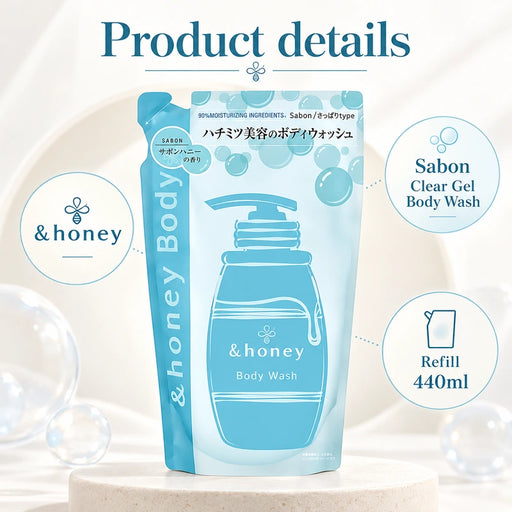 Sabon Clear Gel Body Wash Refill 440ml — Product details