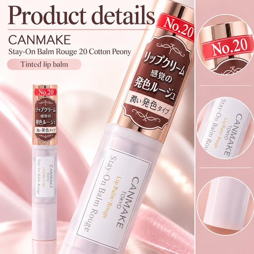 Stay-On Balm Rouge 20 Cotton Peony — Product details