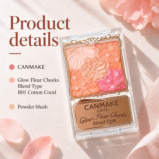 Glow Fleur Cheeks Blend Type B01 Cotton Coral — Product details