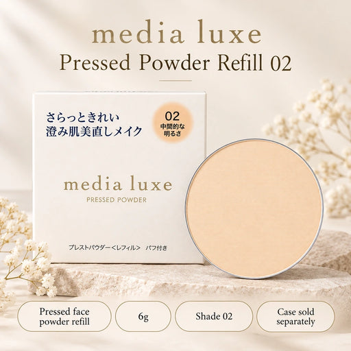 media luxe Pressed Powder Refill 02 — Product details
