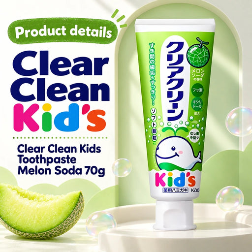 Clear Clean Kids Toothpaste Melon Soda 70g — Product details