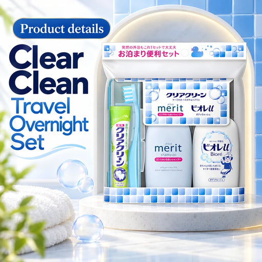 Clear Clean Travel Overnight Set — Product details