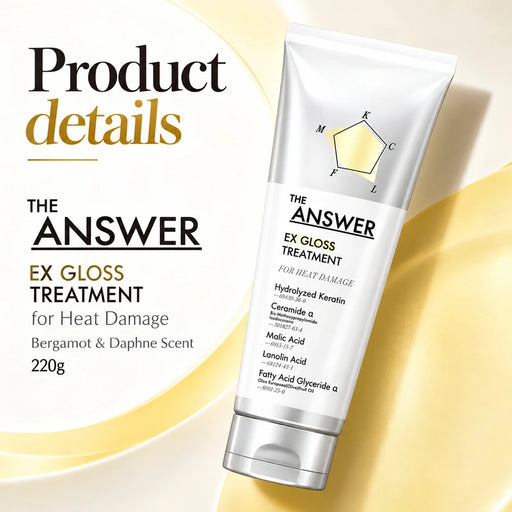 THE ANSWER EX Gloss Treatment for Heat Damage Bergamot & Daphne Scent 220g — Product details