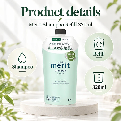 Merit Shampoo Refill 320ml — Product details