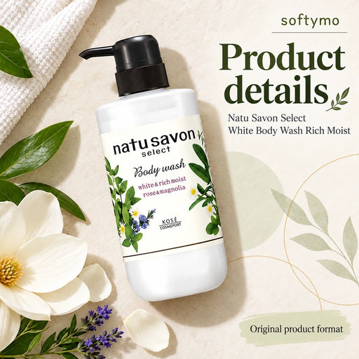 Natu Savon Select White Body Wash Rich Moist — Product details