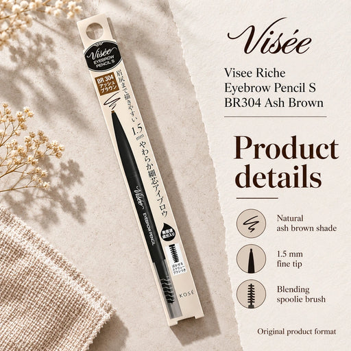 Visee Riche Eyebrow Pencil S BR304 Ash Brown — Product details