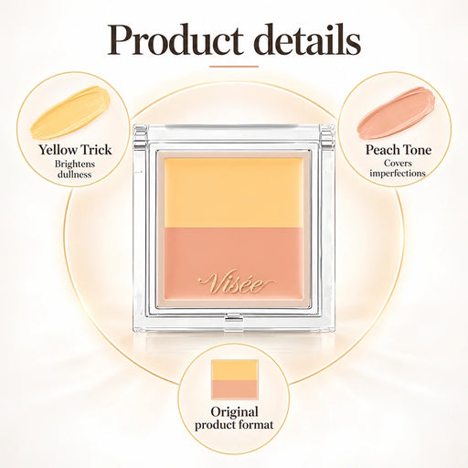 Visee Color Duo Trick Concealer 07 Yellow Trick — Product details