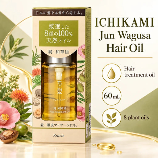 ICHIKAMI Jun Wagusa Hair Oil — Product details