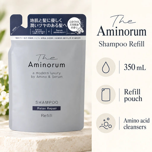 Kumano Yushi The Aminorum Shampoo Refill 350ml — Product details