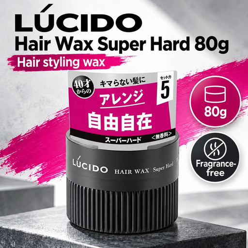 LUCIDO Hair Wax Super Hard 80g — Product details