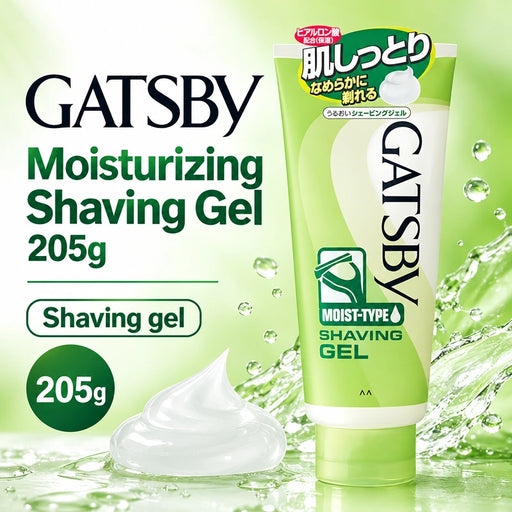 GATSBY Moisturizing Shaving Gel 205g — Product details