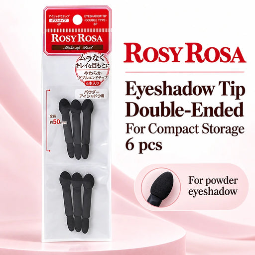 Eyeshadow Tip Double-Ended For Compact Storage 6 pcs — Product details