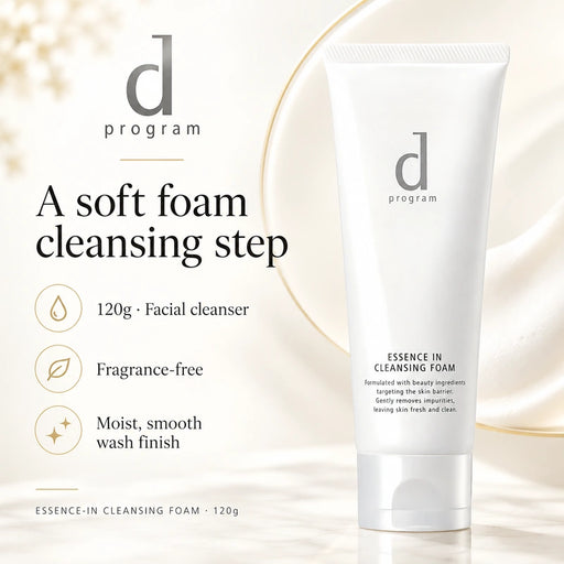 Shiseido d Program Essence-in Cleansing Foam 120g — Product details