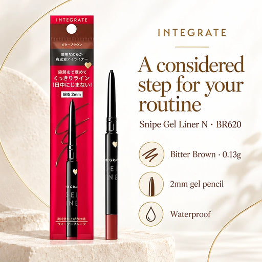 Shiseido Integrate Snipe Gel Liner N BR620 Bitter Brown — Product details