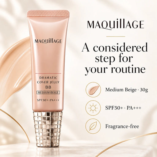 Shiseido Maquillage Dramatic Cover Jelly BB Medium Beige 30g — Product details