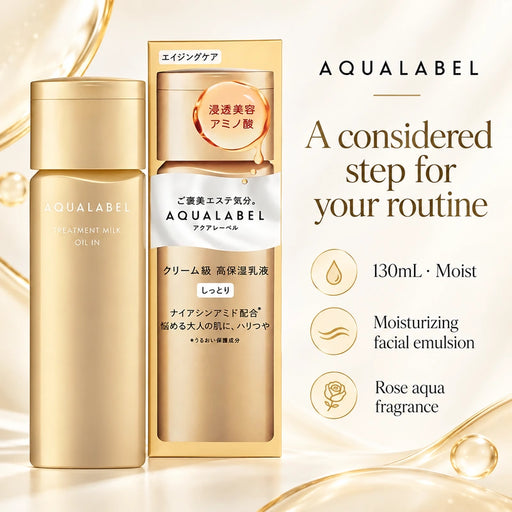 Shiseido AQUA LABEL Treatment Milk Oil-in 130ml — Product details