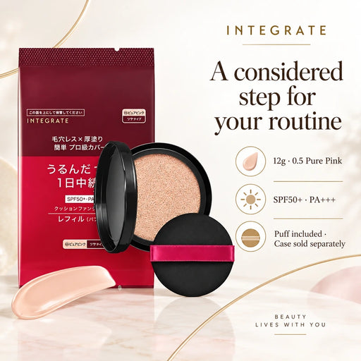 Shiseido Integrate Pro Finish Cushion Refill Pure Pink 12g — Product details