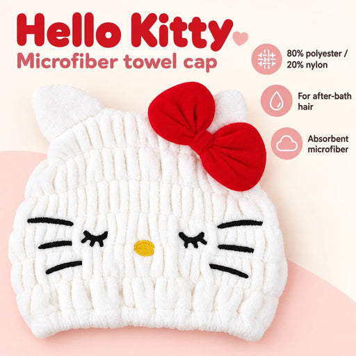 Skater Absorbent & Quick-Drying Towel Cap Hello Kitty Sleepy — Product details