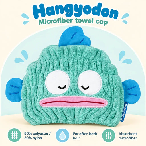 Skater Absorbent & Quick-Drying Towel Cap Hangyodon Sleepy — Product details