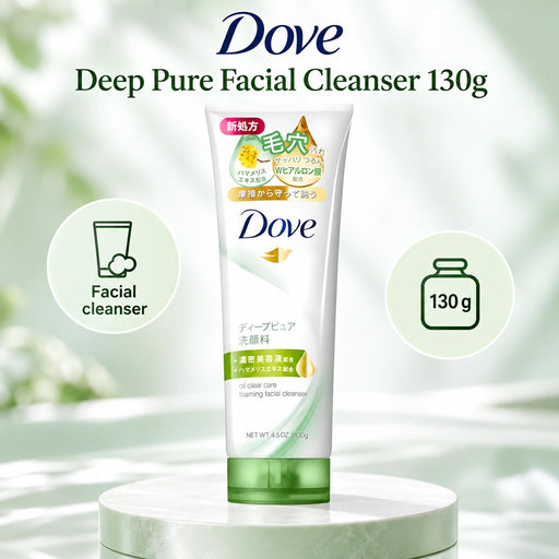 Dove Deep Pure Facial Cleanser 130g — Product details