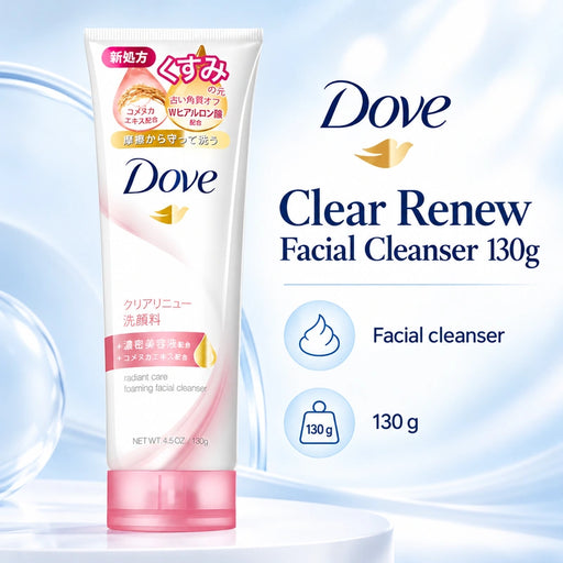 Dove Clear Renew Facial Cleanser 130g — Product details