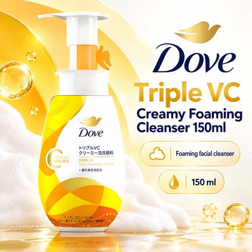 Dove Triple VC Creamy Foaming Cleanser 150ml — Product details