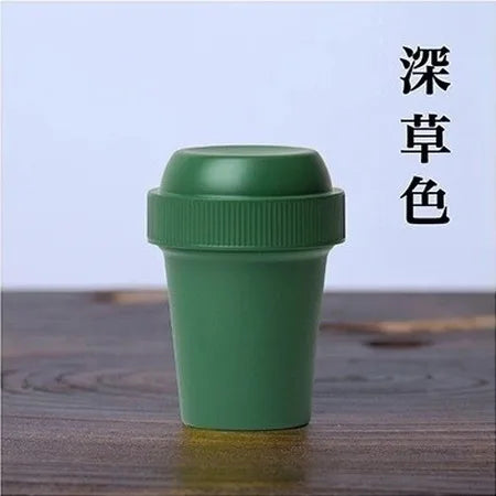 Fukakusa-iro deep forest green Matcha Shaker