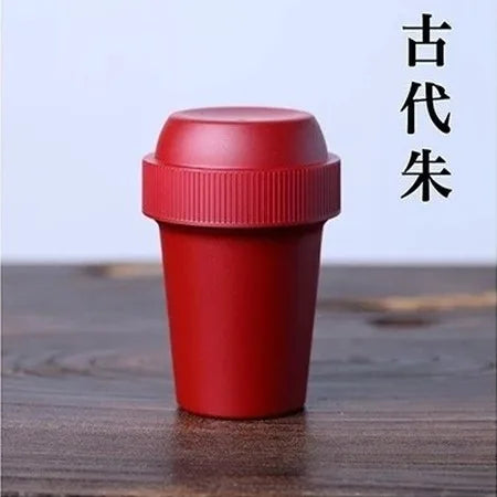 Kodai-shu antique vermilion Matcha Shaker