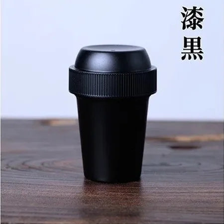 Shikkoku jet black Matcha Shaker